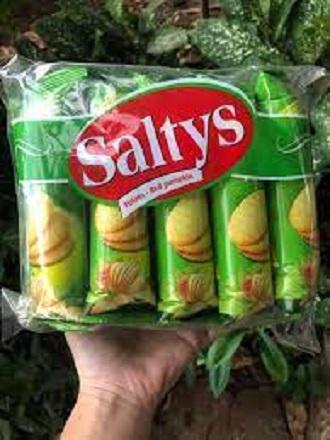 BÁNH SALTYS KHOAI TÂY BÍ ĐỎ BỊCH 10 GÓI
