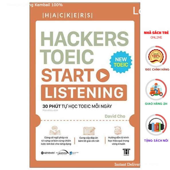 Sách - Hackers Toeic Start Listening [Alphabooks]