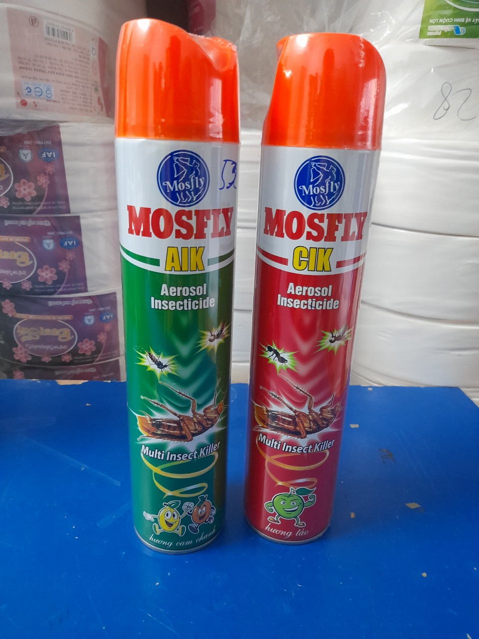 Bình Xịt Muỗi Mosfly chai lớn 600ml mùi trái cây