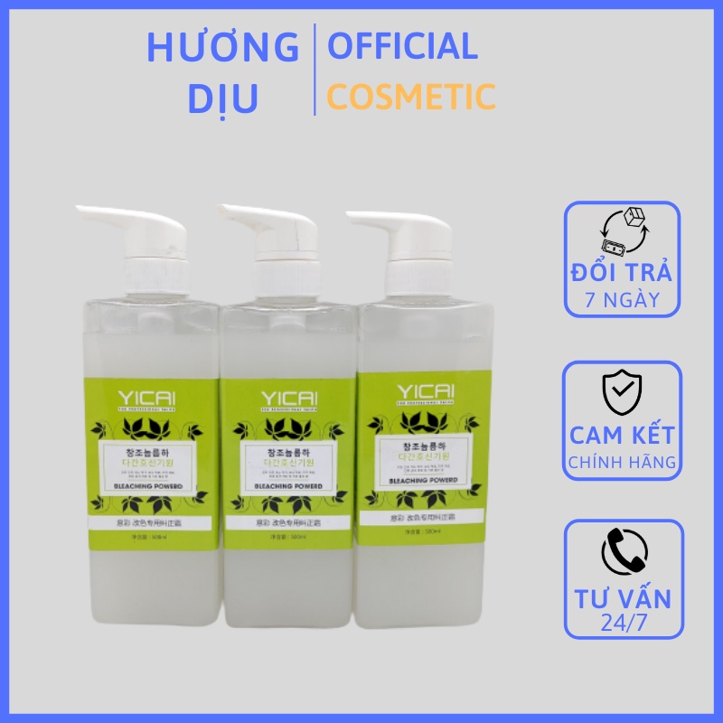 Bóc màu đỏ + đen + xanh + tím yicai 500ml