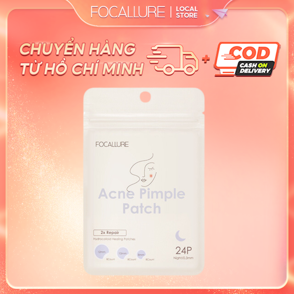FOCALLURE Miếng Dán Mụn Tái Tạo Chăm Sóc Làn Da Tiện Dụng Cao Cấp 2g