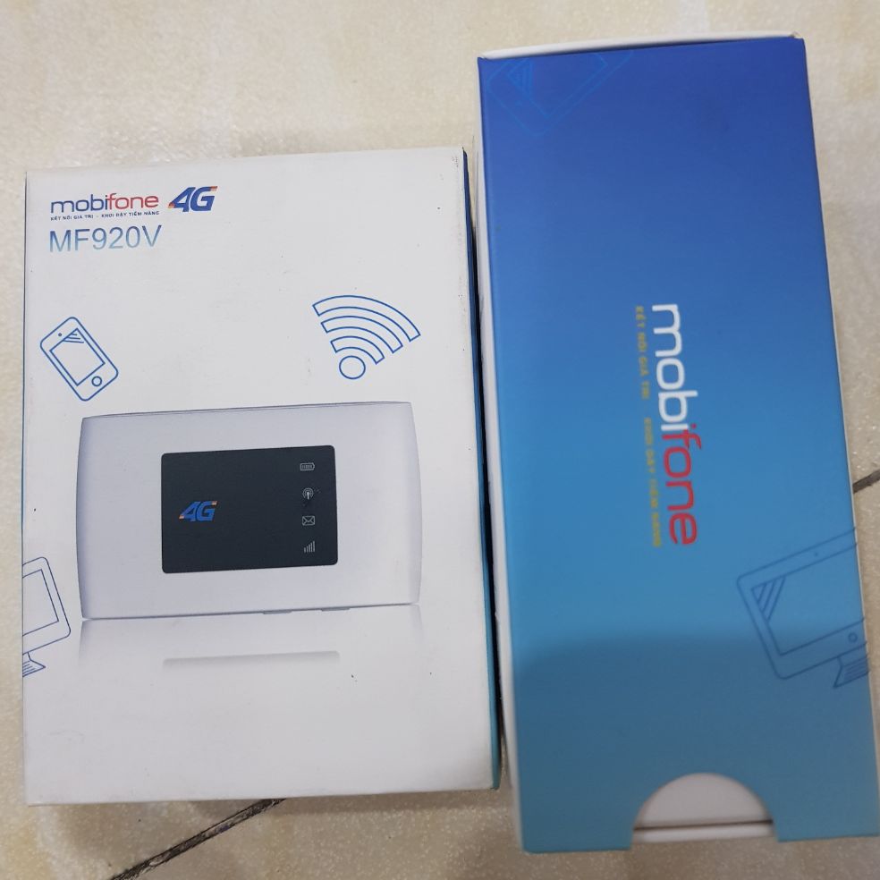 Cục phát wifi 4G di động, bộ phát wifi 4G MF920V di động chính hãng ZTE, tặng sim 4G Mobi có sẵn 120