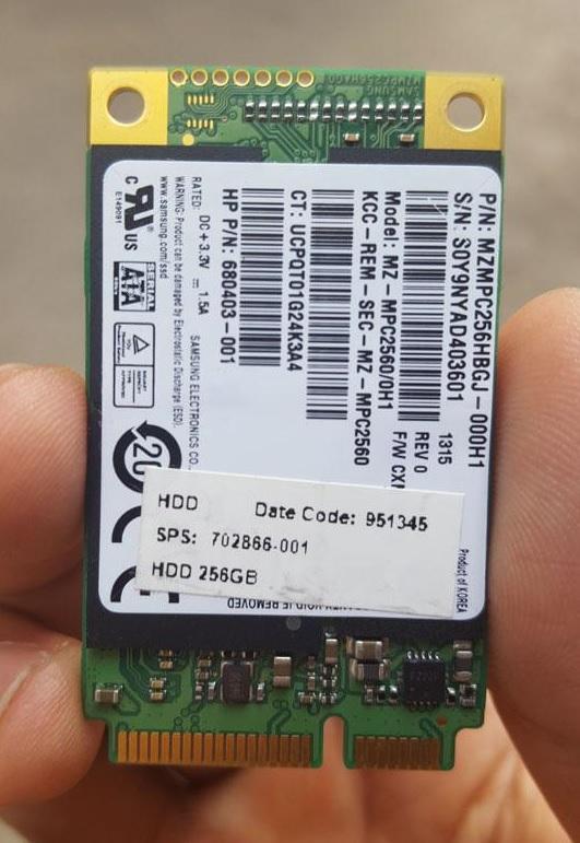 Ổ đĩa cứng laptop msata 256GB SSD samsung, Ổ cứng zin tháo máy