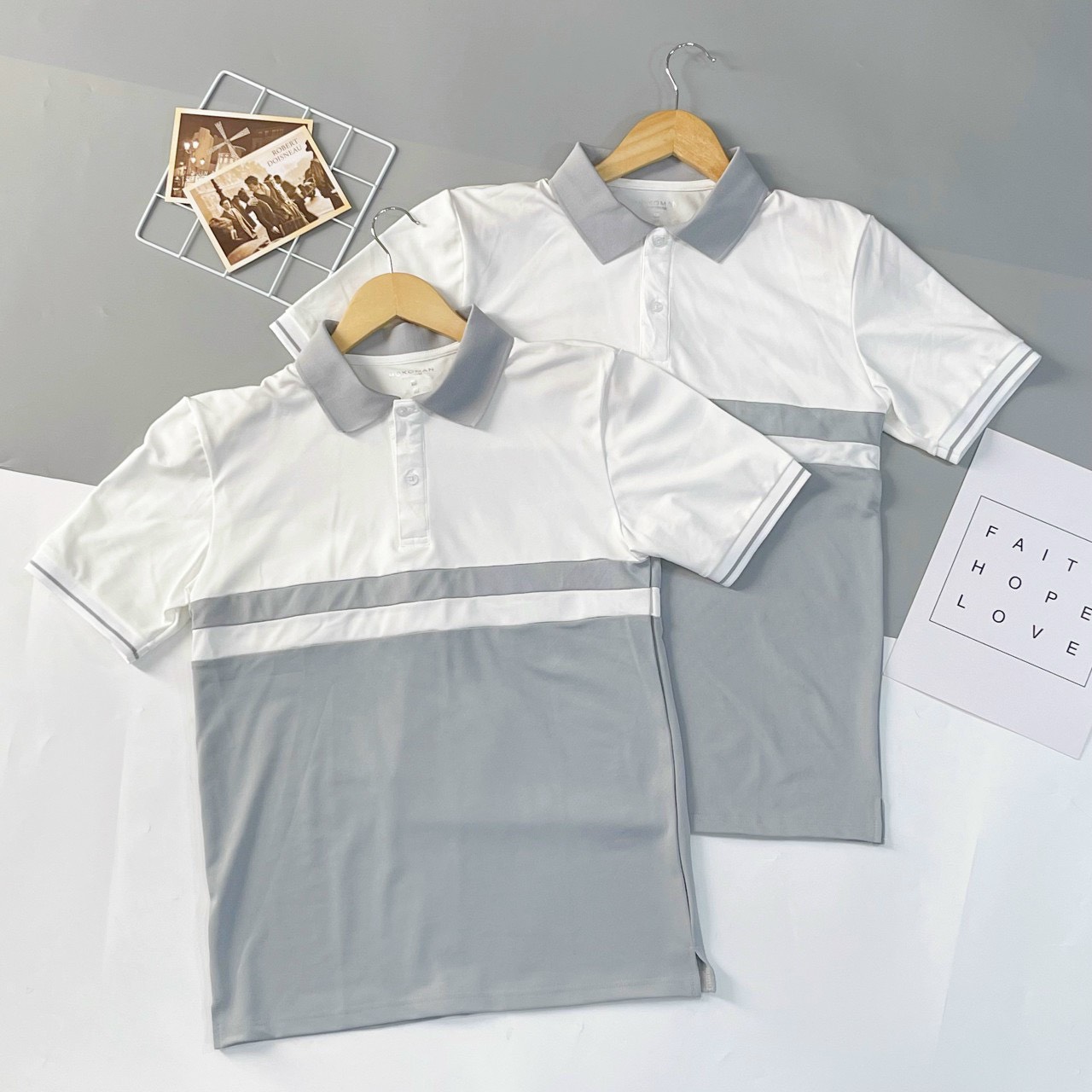Áo thun Polo nam nữ cao cấp vải cá sấu Poly co dãn 4 chiều dày dặn form gerular fit