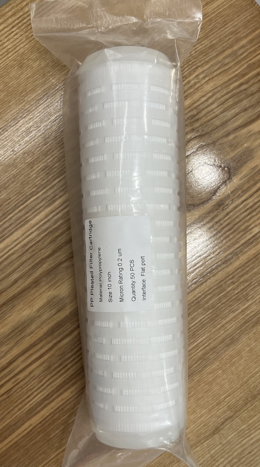 Lõi lọc nước 10" -0.2 m, lõi lọc 10 in 0.2 micron, lõi lọc sát khuẩn 0.2 m-10 inch, lõi lọc nước
