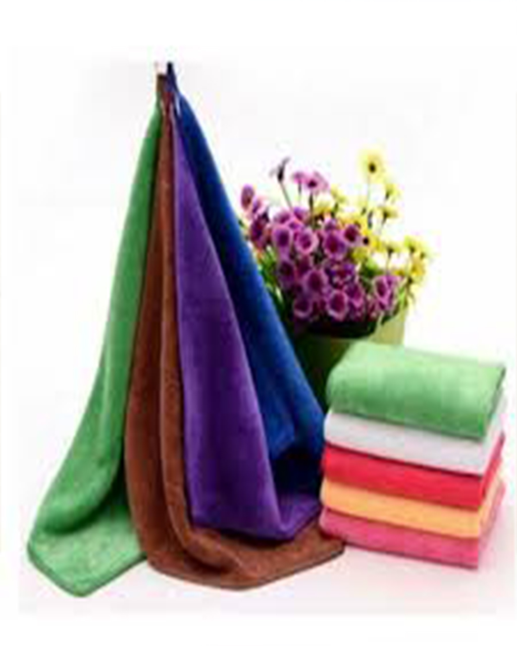 COMBO 5 Khăn lau xe, khăn lau nhà bếp, khăn vải làm nail có móc treo siêu thấm hút 30x30cm,40x40cm,35x75cm Giá 40,000 Đồng*Miễn phí vận chuyển
