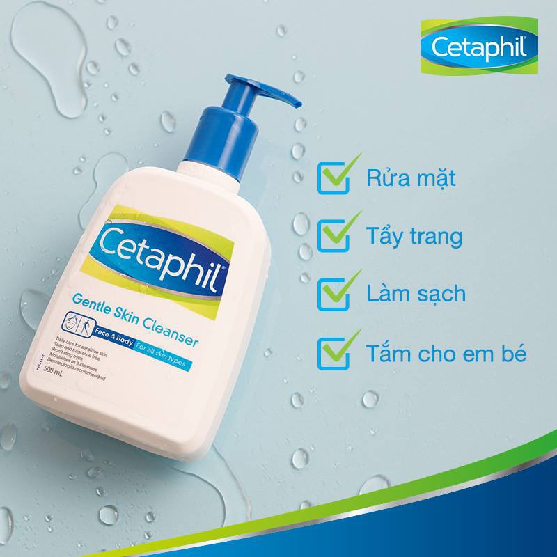 Cetaphil - Sữa Rửa Mặt Cetaphil Gentle Skin Cleanser 125ml - 500ml