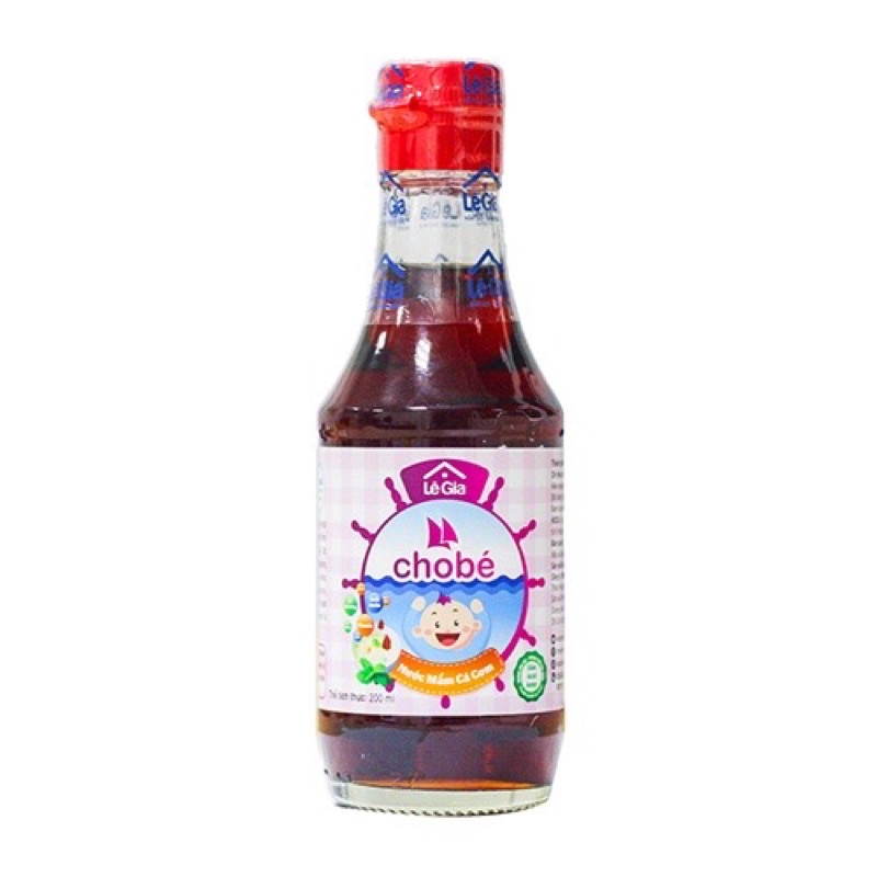 Nước mắm ăn dặm 60ml lê gia cho bé