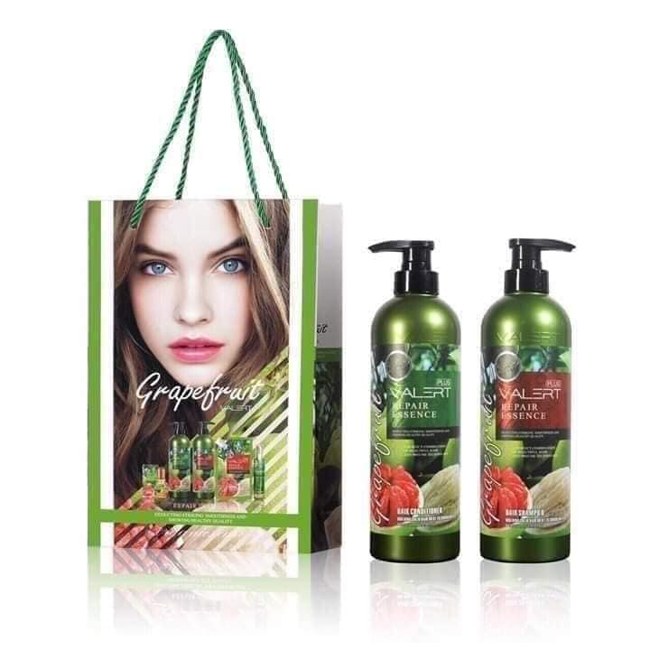 Cặp dầu gội xả bưởi cao cấp grapefruit valer 850mlx2