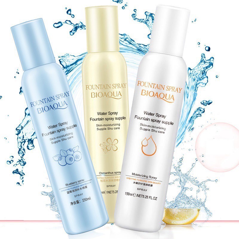Chai xịt khoáng BIoaqua, xịt khoáng dưỡng ẩm nội địa Trung
