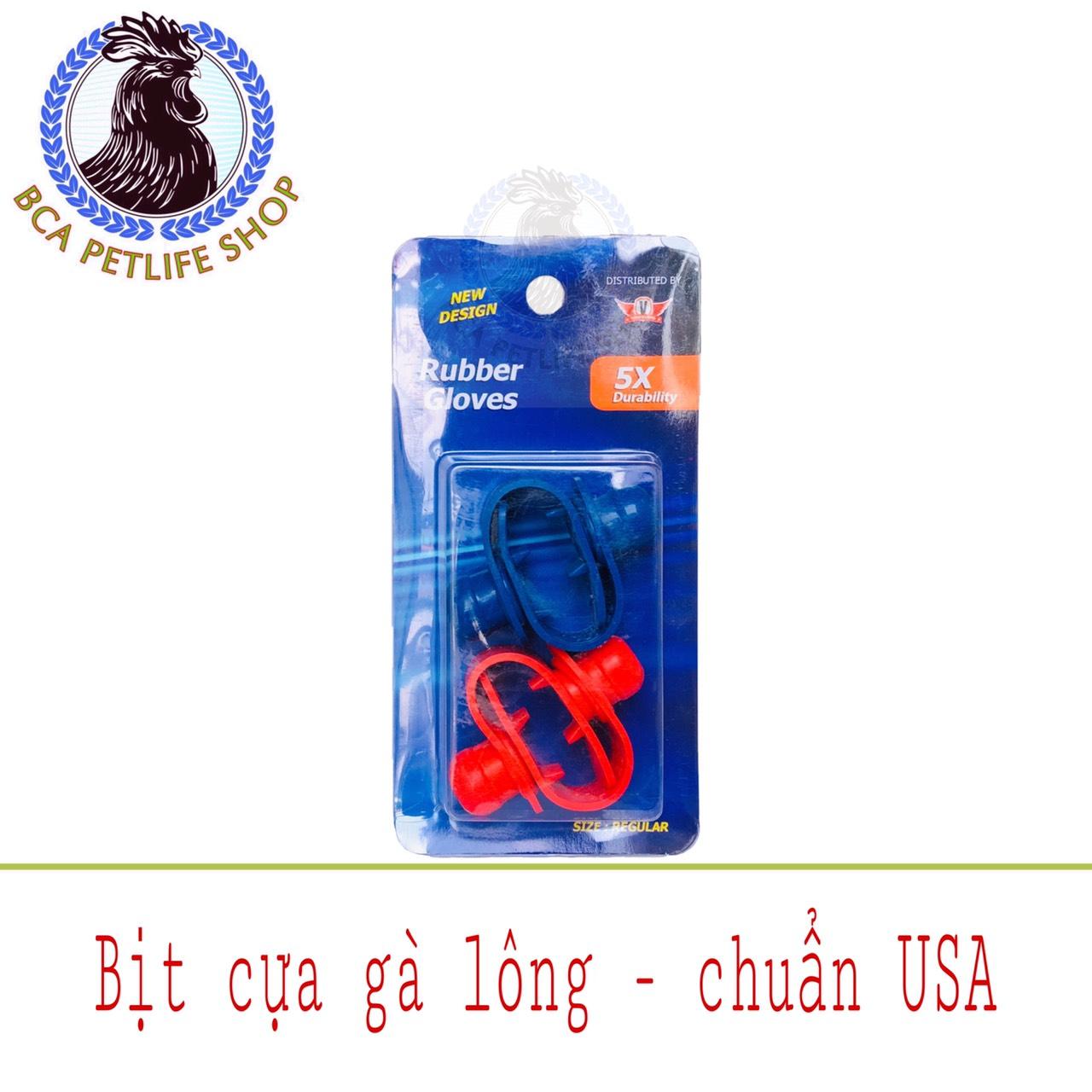 Bịt cựa gà nòi - 1 bộ - 2 cặp - chuẩn USA - bao sài