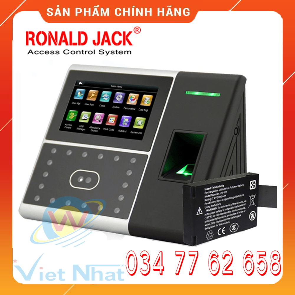 Ronald jack iface 302 - máy chấm công khuôn mặt kiểm soát cửa - hàng nhập khẩu chính hãng