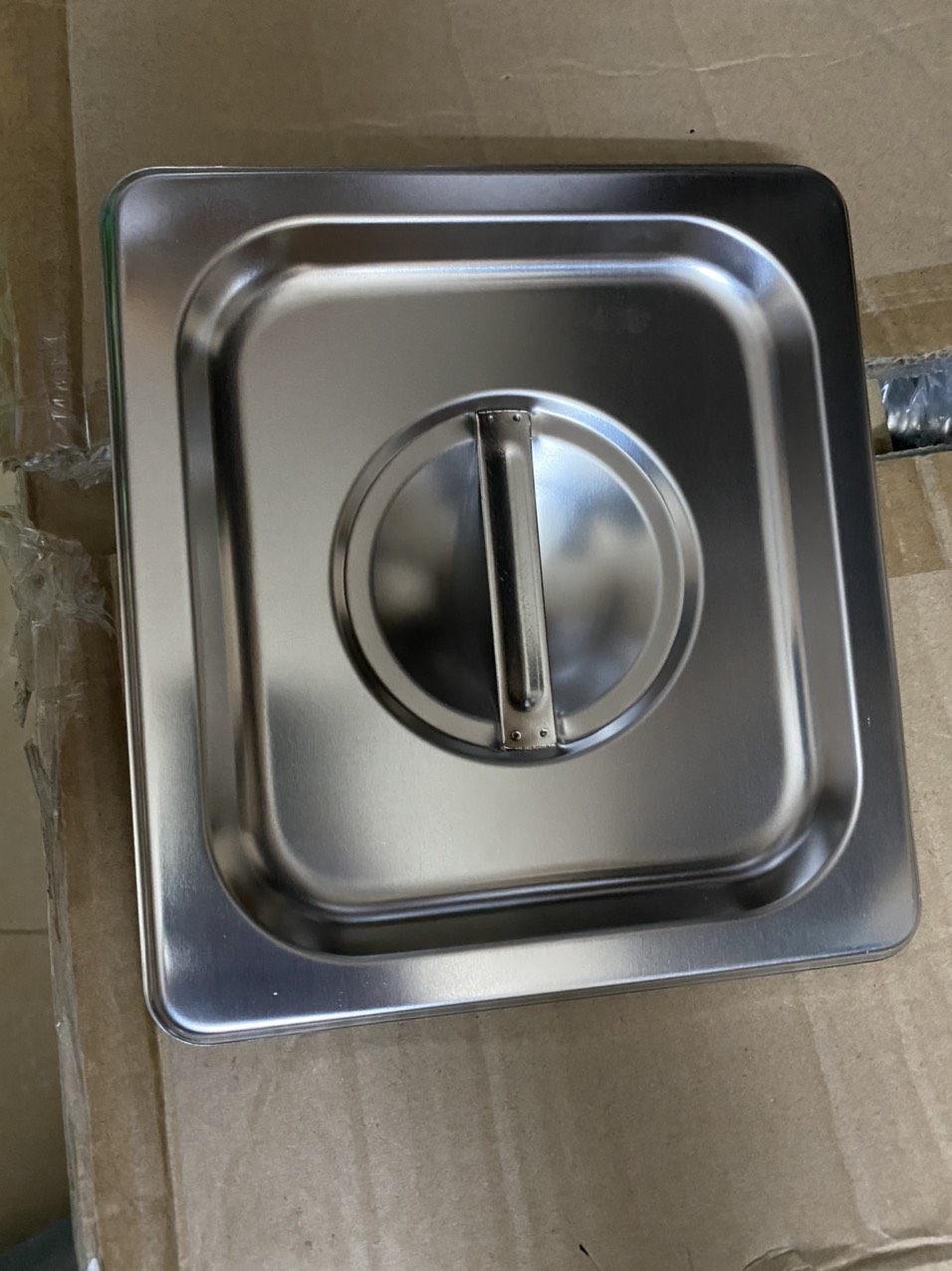 [HCM]Nắp khay inox GN 1/6 Đựng Thực Phẩm Topping vntrade