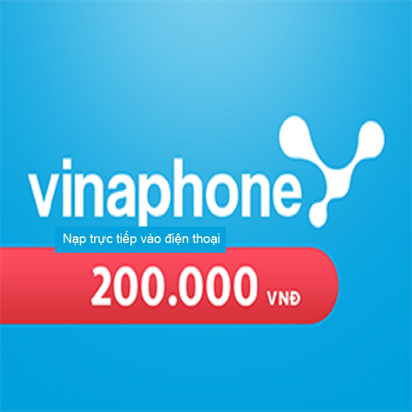 [HCM] THẺ Vinaphone 200.000  & & PHÍ CHUYỂN