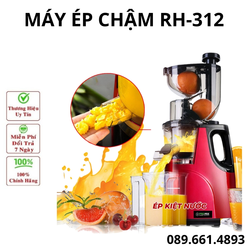 Máy ép chậm, máy ép chậm trái cây, máy ép trái cây kiệt bã, máy ép chậm hongxin rh312, máy phome pl02 công nghệ mới ép siêu kiệt. bảo hành 12 tháng