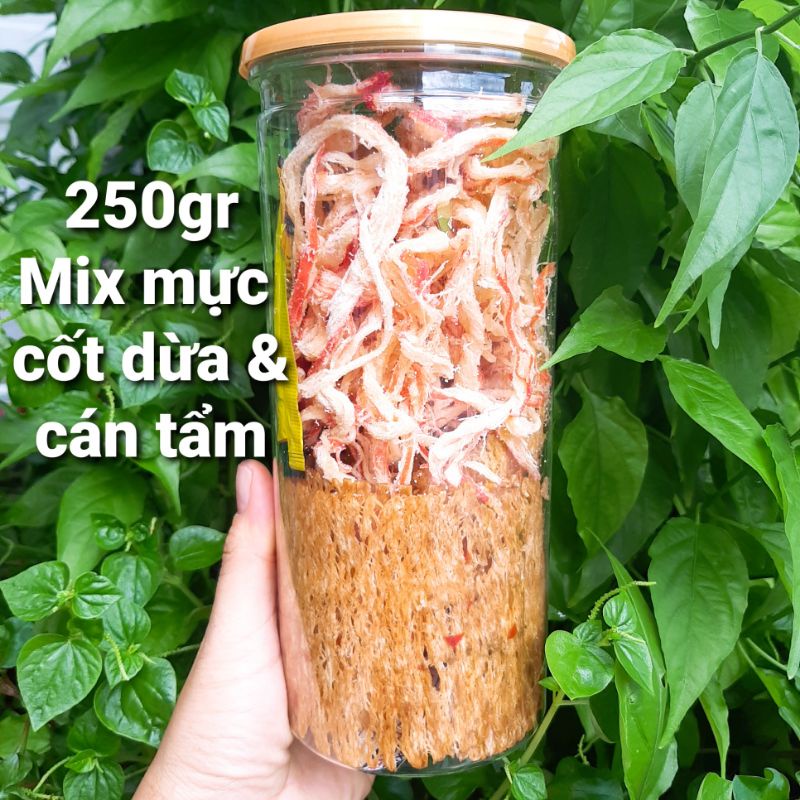 250gr mix mực cốt dừa và mực cán tẩm vị - #freeship đơn hàng từ 50k