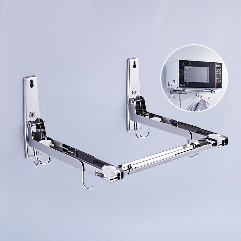 Giá Treo Lò Vi Sóng Thông Minh , Kệ Lò Vi Sóng INOX 304 Cao Cấp
