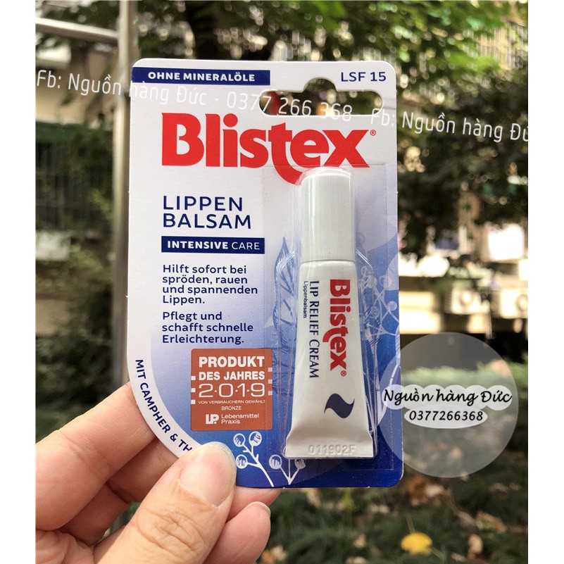 Son dưỡng môi blistex đức dạng tuyp serum - nguồn hàng dức