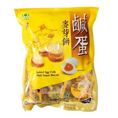 [HCM] Date T12/23 Bánh Quy Trứng Muối Đài Loan Gói 500g (chính hãng MIT)