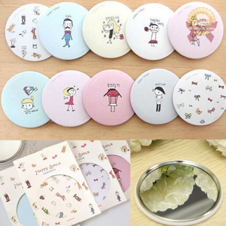 Gương Lược Cầm Tay Mini Cute
