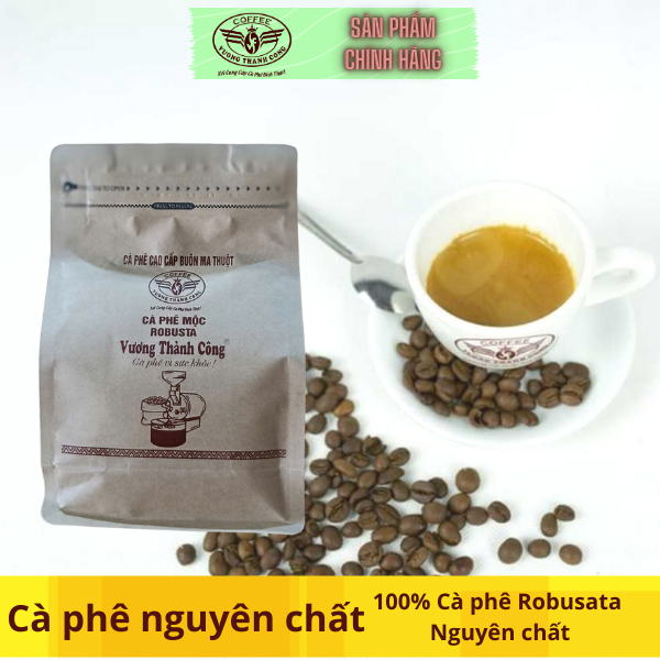 Cà phê rang mộc Robusta nguyên chất 250gram cà phê, cafe rang mộc robusta nguyên chất, chế biến chất lượng, cafe phố, cà phê