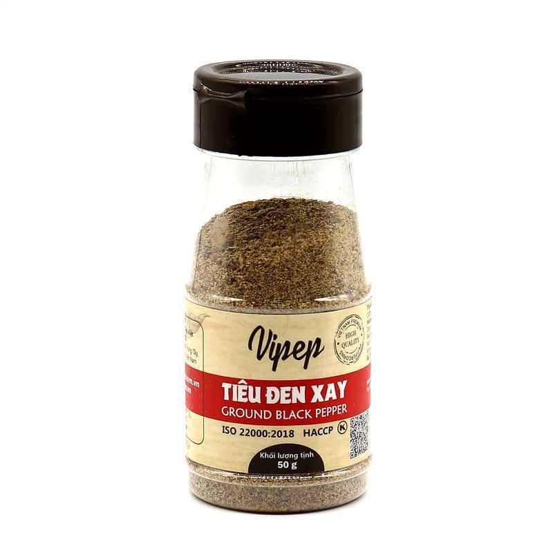 Tiêu đen xay, Tiêu đen, Tiêu sọ Vipep 50g