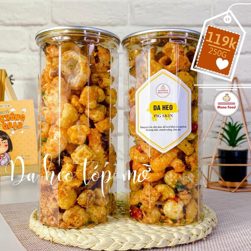 Da heo tỏi ớt cực ngon/ da heo mắm hành
