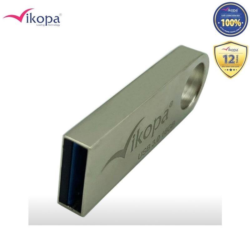 USB 3.0 Vikopa cao cấp 16Gb, tốc độ đọc 130 MB/s, tốc độ ghi 130 MB/s, thoải mái lưu trữ thông tin, sao chép dữ liệu nhanh chóng