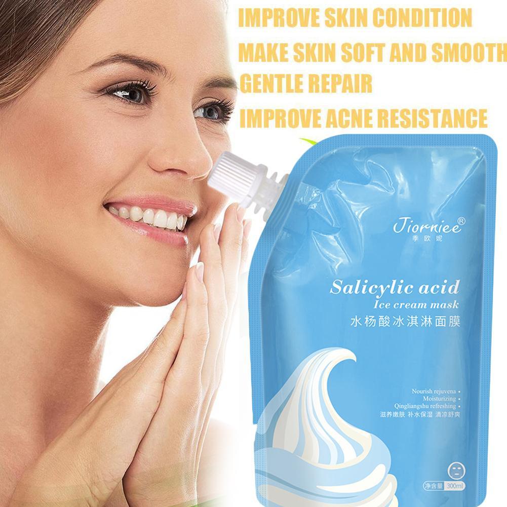 Salicylic acid siêu làm sạch mặt nạ kem mặt nạ giảm mụn trứng cá và mụn đầu đen giữ ẩm