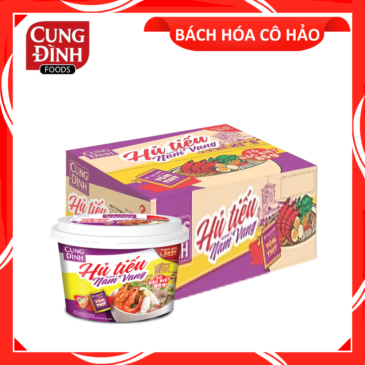 THÙNG 12 TÔ HỦ TIẾU NAM VANG CUNG ĐÌNH