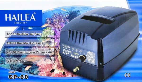 Máy sủi tích điện hồ koi hailea cp 60