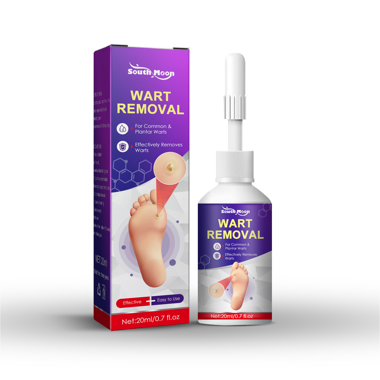 [Serum bong chai sần, mụn cóc Wart Removal - Tinh chất Wart Removal tẩy mụn cóc, mụn cơm, chai sần không để lại sẹo 20ml