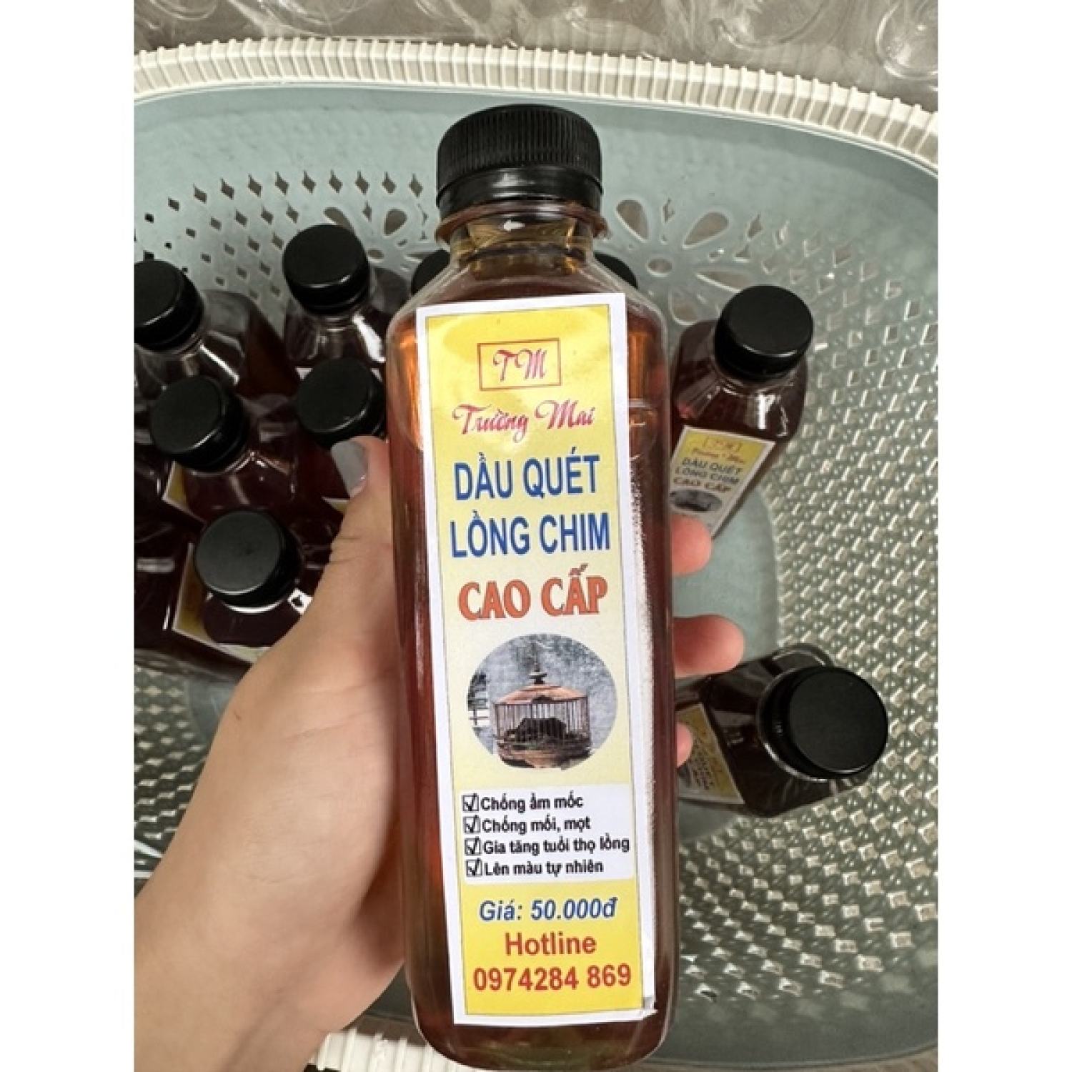 Dầu bóng cơ sở lồng chim trường mai