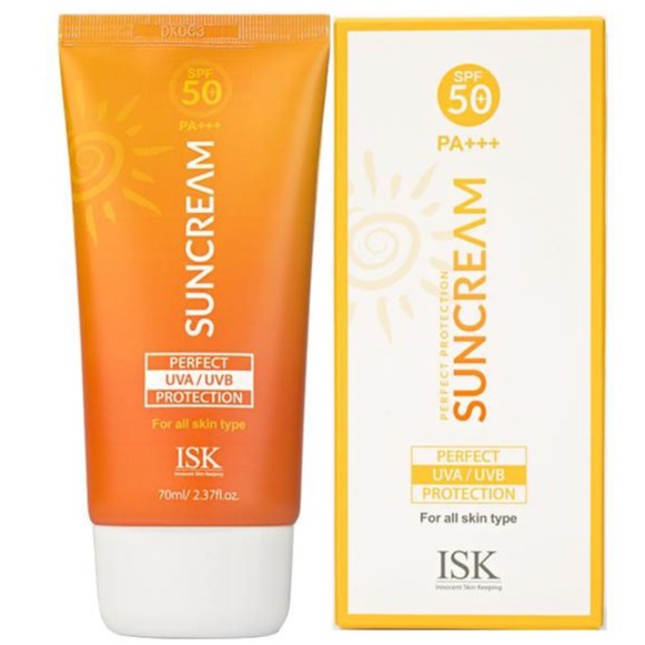 Kem Chống Nắng ISK Hàn Quốc - Kiềm Dầu, Chống UV, Bảo Vệ Da
