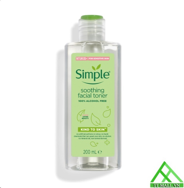 Nước hoa hồng simple soothing facial toner 200ml - cho da nhạy cảm