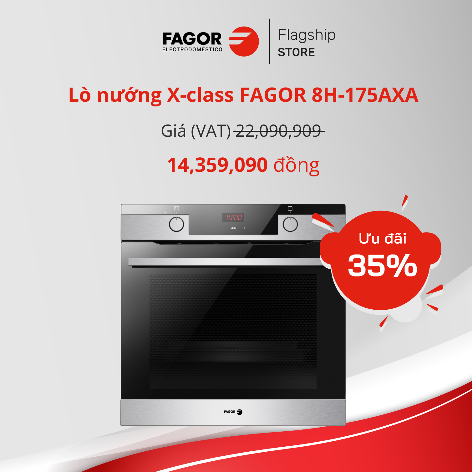 Lò nướng X-class FAGOR 8H-175AXA