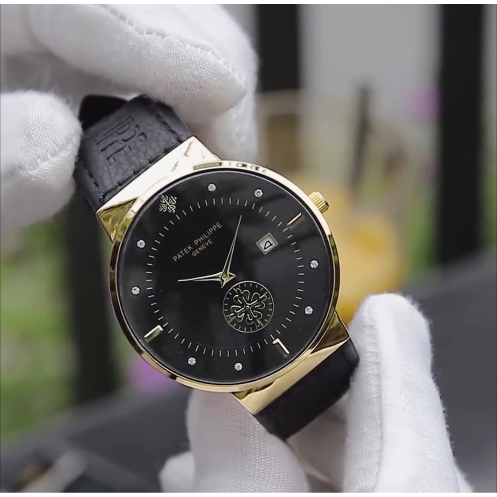 đồng hồ nam Patek Philippe - mặt kính chống xước size 40mm