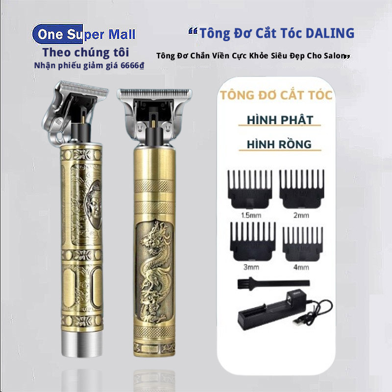 Tông đơ cắt tóc daling - tông đơ chắn viền cực khỏe siêu đẹp cho salon