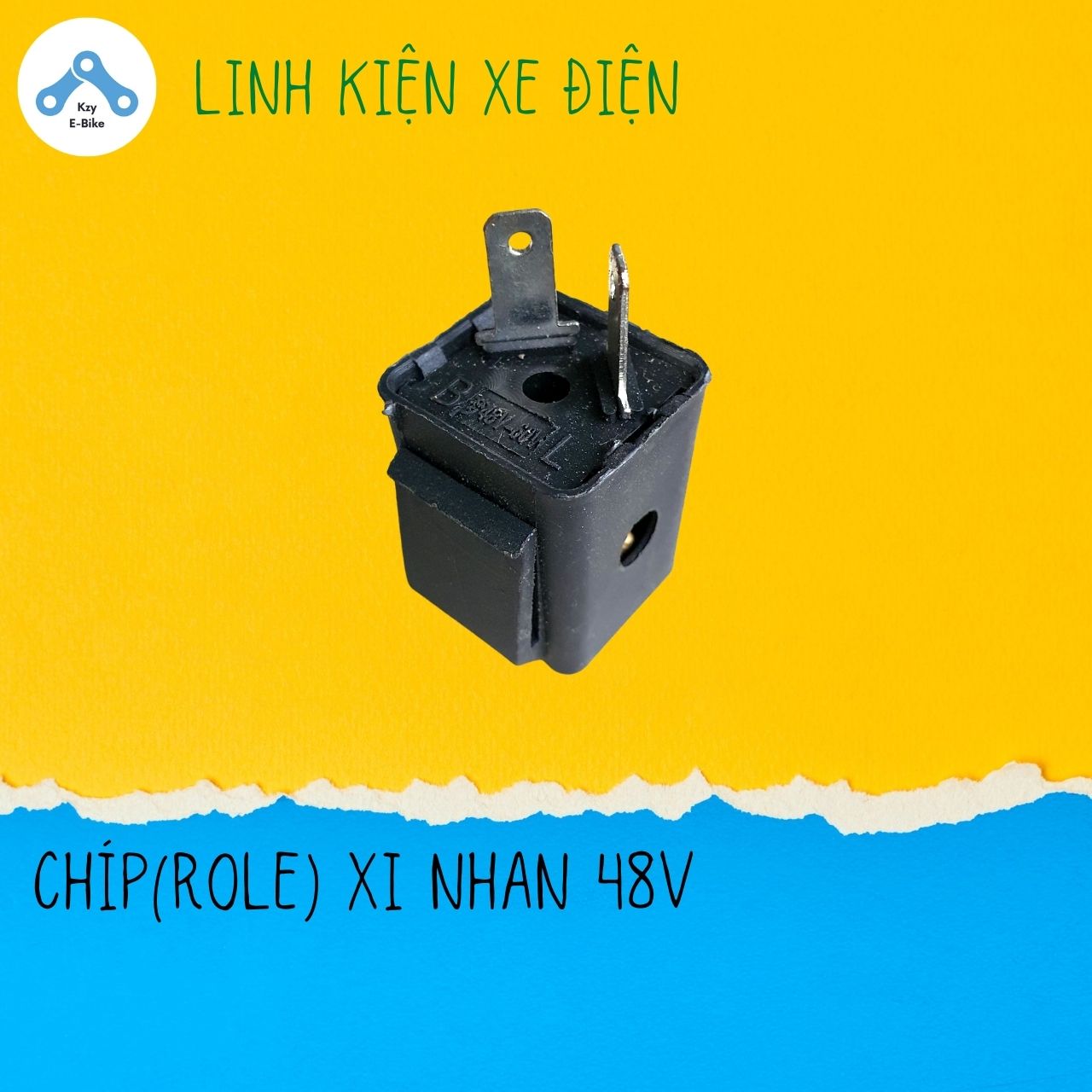 Rơ le xi nhan, chíp nháy xi nhan 48V dùng cho xe đạp điện, xe máy điện