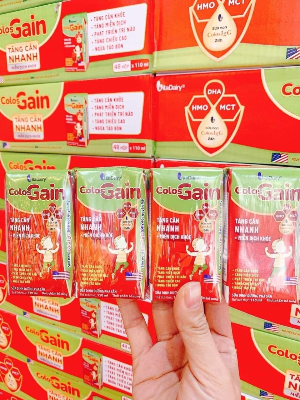 Sữa Colosgain Colos Gain Pha Sẵn 110ml [Thùng 48 hộp]