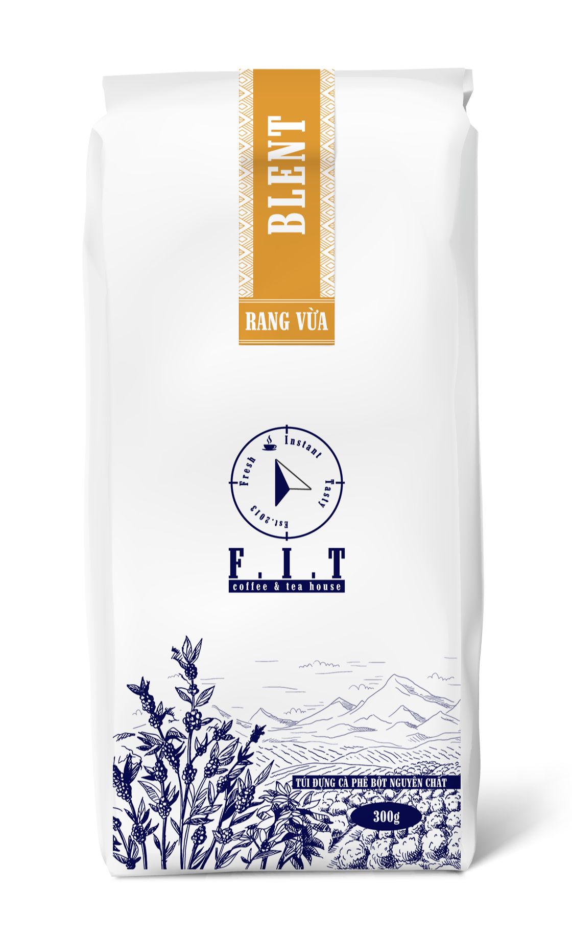 Cà phê nguyên chất pha phin fit coffee - blent dạng bột
