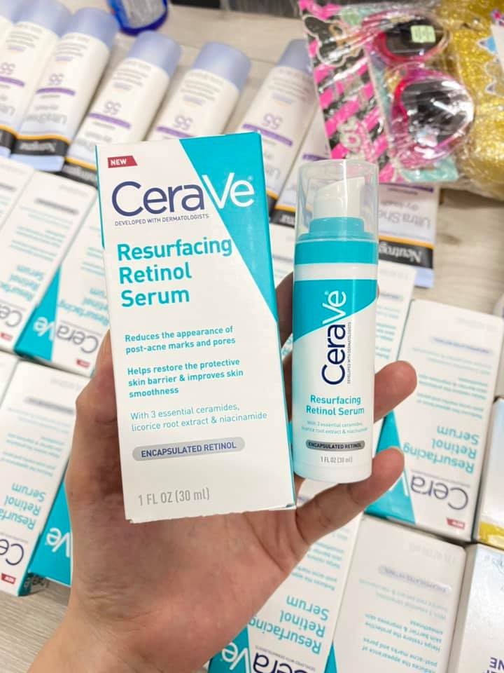 [HCM]Tinh chất tái tạo da CeraVeResurfacing Retinol Serum (30mL)