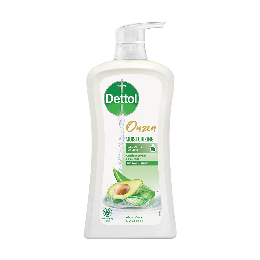 Sữa tắm dettol onzen dưỡng ẩm lô hội & bơ 950g