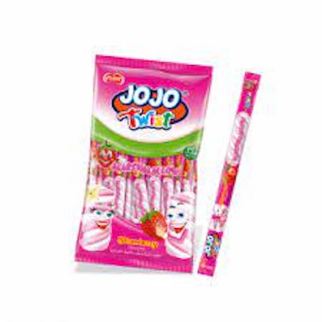 Marshmallow Kẹo Jojo Xoắn xốp Vị Trái Cây 18gr 24c
