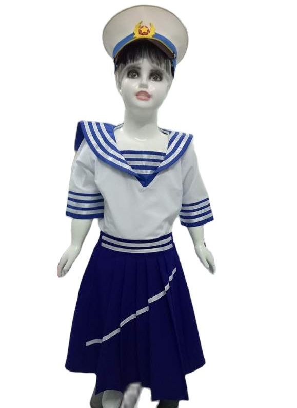 Bộ váy hải quân cho bé gái - Kèm Nón