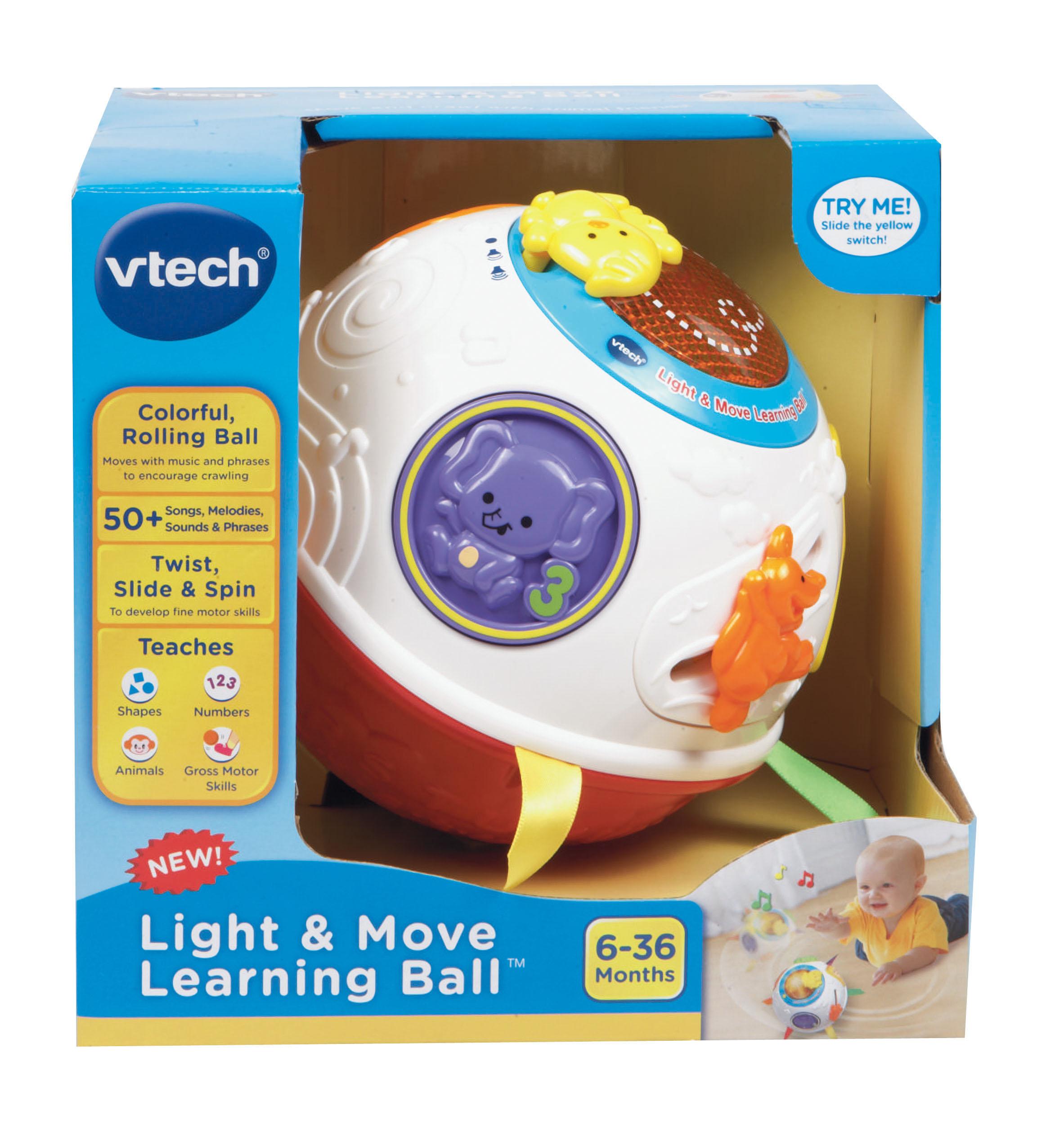 Banh bóng tập bò cho bé hiệu vtech màu trắng