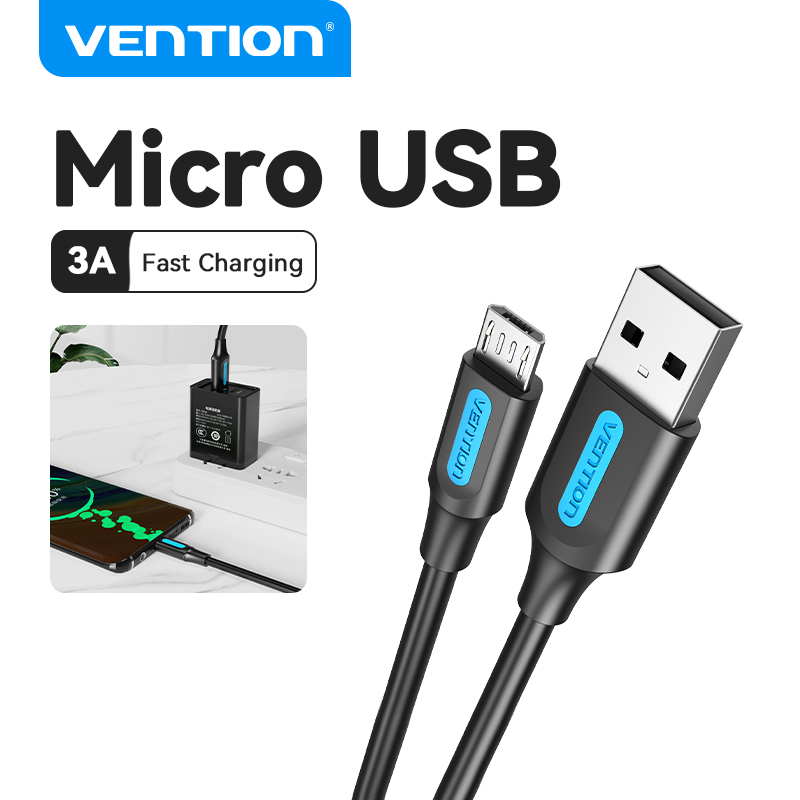 Vention cáp sạc Micro USB High Speed 3A dây sạc nhanh Micro USB For Samsung S7 Xiaomi Redmi Note 5 P