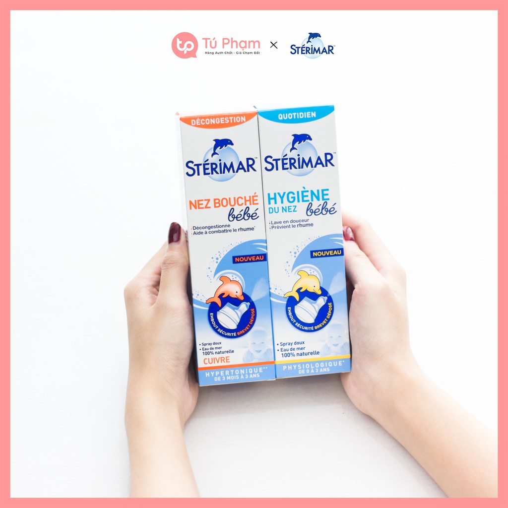 Nước muối xịt mũi sterimar 100ml