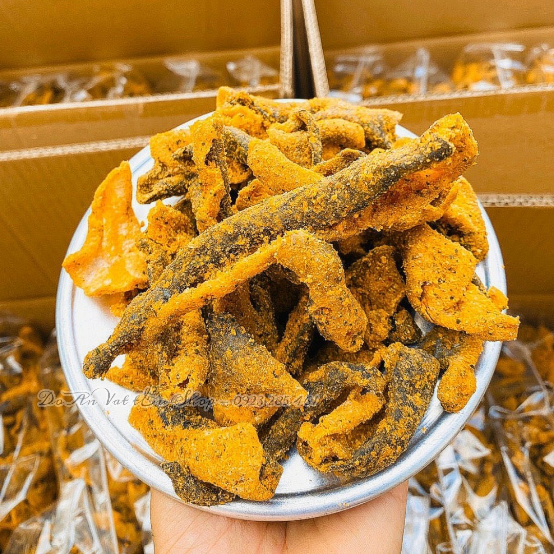 1kg - da cá sấy giòn lắc trứng muối
