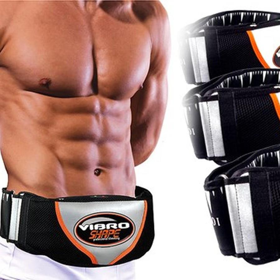 Đai Massage giảm eo rung và nóng vibro, dây giảm eo, máy tập cơ bụng , dụng cụ tập thể dục đa năng